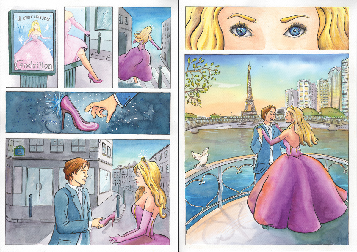 flo kanban illustration jeunesse BD Cendrillon