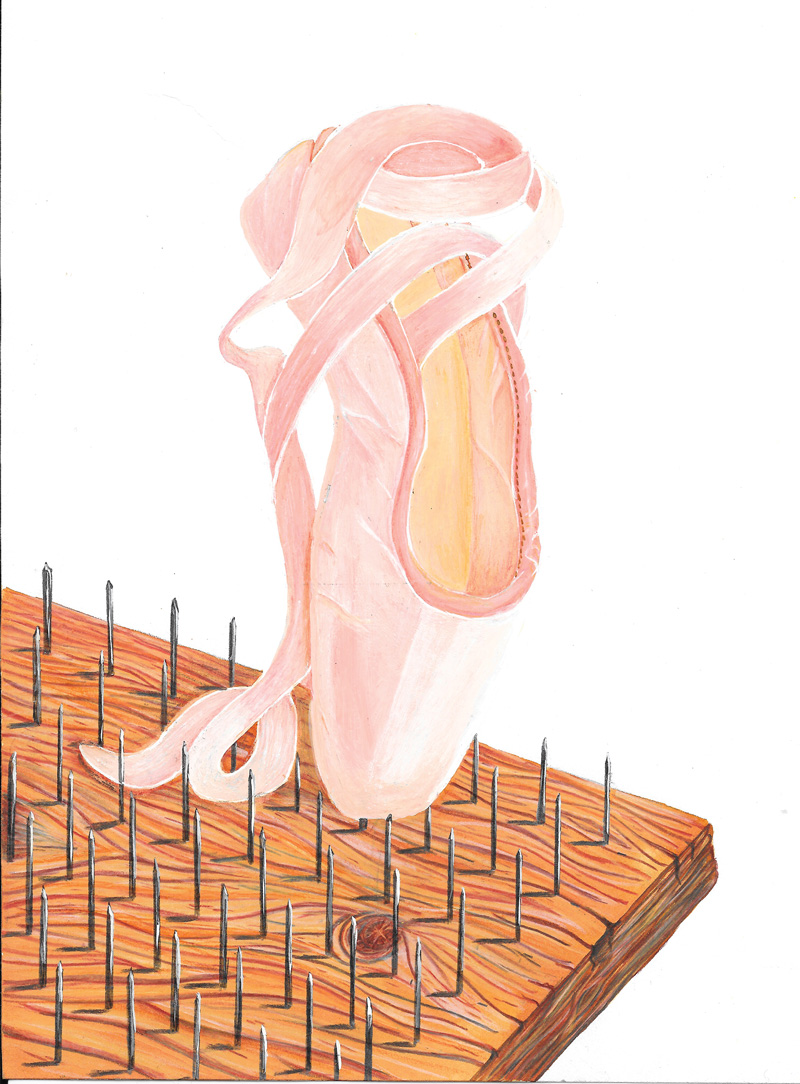 flo kanban illustration jeunesse chausson de danse balerine