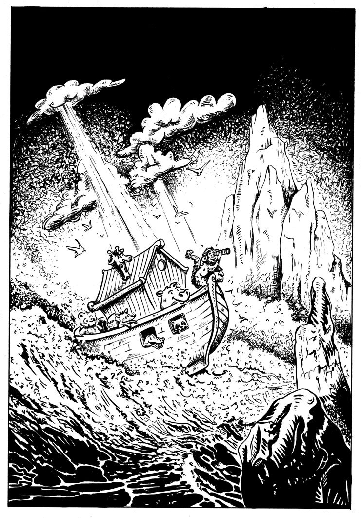 flo kanban illustration jeunesse encrage arche de Noé