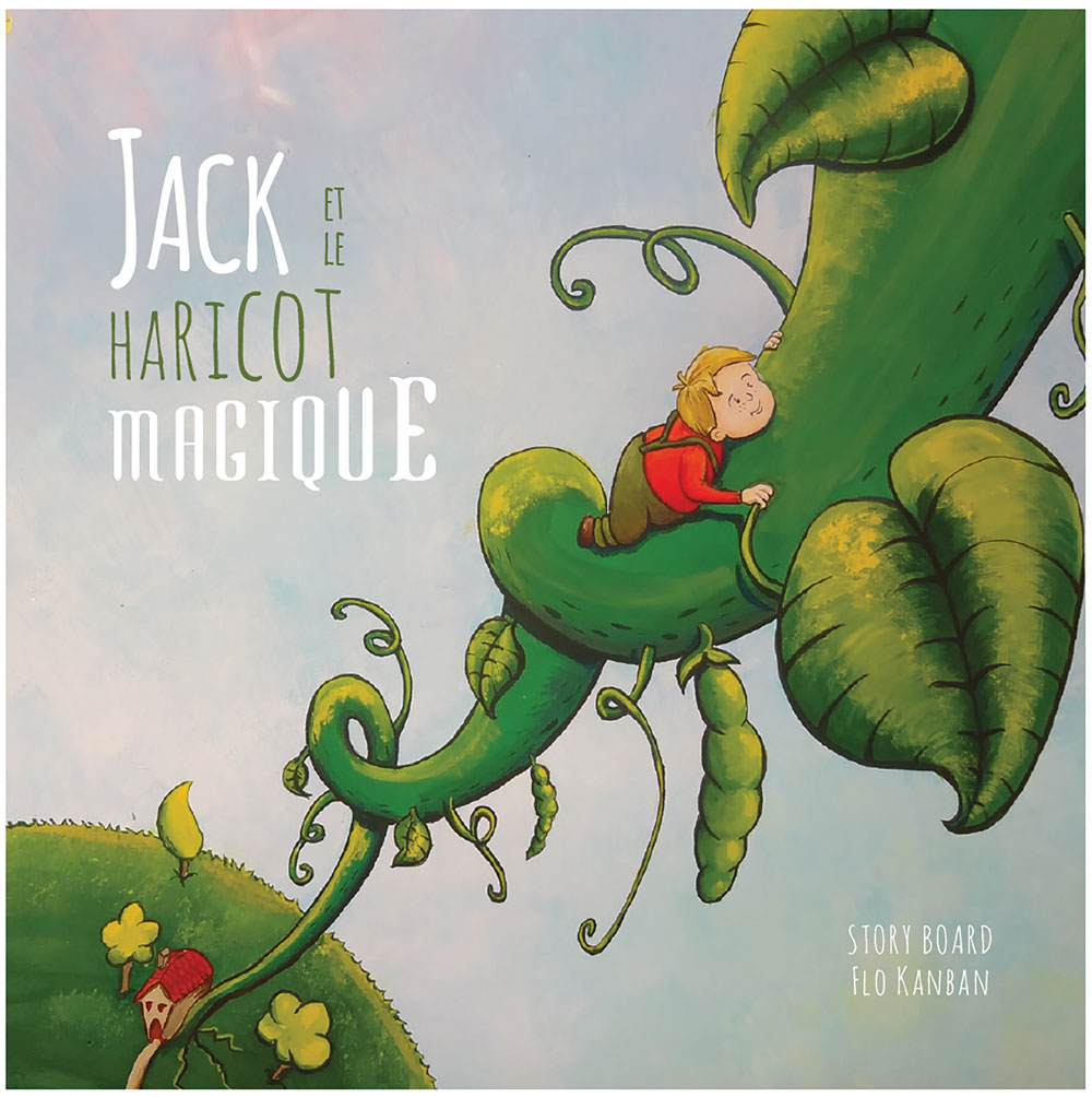 flo kanban illustration jeunesse Jack et le haricot magique couverture livre