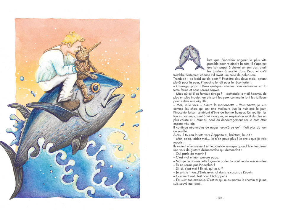 flo kanban illustration jeunesse Pinocchio