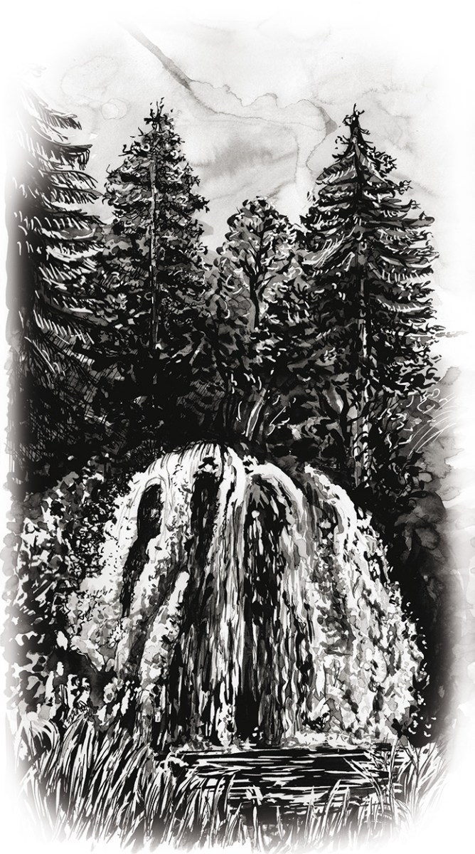 Flo kanban illustration jeunesse paysage cascade