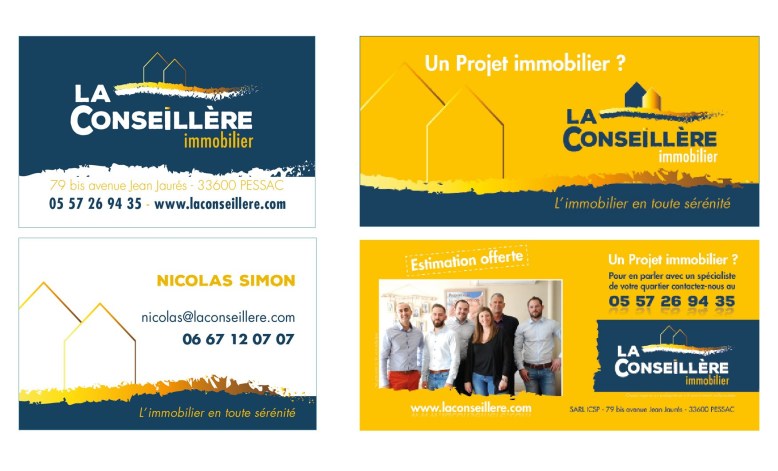 Flo kanban illustration jeunesse graphiste carte de visite