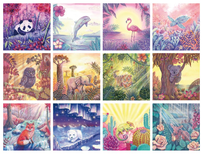 Flo kanban illustration jeunesse bestiaire Vœux d'artistes